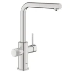 Смеситель для кухни Grohe Blue Pure Minta, под обратный осмос, суперсталь (30590DC0) - Фото 1