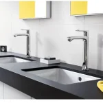 Смеситель для умывальника Hansgrohe Metris с донным клапаном, хром (31183000) - Фото 2