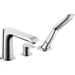 Смеситель для ванны Hansgrohe Mertis на 3 отверстия, хром (31190000) - Фото 1