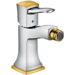 Змішувач для біде Hansgrohe Metropol Classic, хром / золото (31320090) - Фото 1