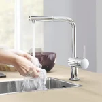 Кухонний змішувач сенсорний для мийки GROHE Minta Touch (31360001) - Фото 2
