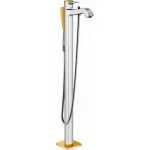 Смеситель для ванны напольный Hansgrohe Metropol Classic, Chrome/Gold Optic (31445090) - Фото 1