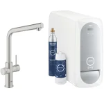 Смеситель кухонный со стартовым пакетом GROHE Blue Home (31454DC1) - Фото 1