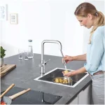 Смеситель для кухни Grohe Blue Home стартовий комплект, U-излив, хром (31543000) - Фото 2
