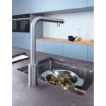 Змішувач для кухні Grohe Minta SmartControl, сталь (31613DC0) - Фото 2