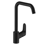 Смеситель для кухни Hansgrohe Focus 260 1 jet, черный матовый (31820670) - Фото 1