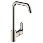 Смеситель кухонный Hansgrohe Focus 260 Stainless Steel Finish (31820800) - Фото 1