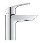 Смеситель для умывальника Grohe Eurosmart New S-Size без донного клапана, хром (32467003) - Фото 2