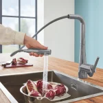 Смеситель кухонный Grohe Zedra , сталь (32553DC2) - Фото 3