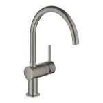 Смеситель для кухни GROHE Minta однорычажный, Brushed Hard Graphite (32917AL0) - Фото 1