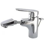 Змішувач для умивальника Grohe Europlus з висувним виливом, хром (33155002) - Фото 2