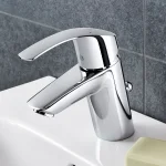 Смеситель для умывальника Grohe Eurosmart S-Size, хром (33265002) - Фото 3