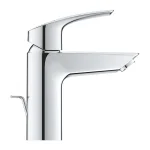 Смеситель для умывальника Grohe Eurosmart New S-Size с донным клапаном, хром (33265003) - Фото 2
