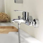Змішувач для ванни Grohe Eurodisc Cosmopolitan одноважільний, настінний, хром (33390002) - Фото 2