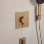 Термостат скрытого монтажа Hansgrohe Ecostat Comfort E на 2 функции, Brushed Bronze (33711140) - Фото 2