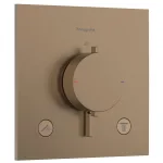 Термостат скрытого монтажа Hansgrohe Ecostat Comfort E на 2 функции, Brushed Bronze (33711140) - Фото 1
