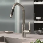 Одноважільний змішувач для раковини Dornbracht Pull-down з функцією душа (33875895-06) - Фото 2