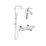 Комплект змішувачів Grohe EuroSmart, хром (34102TS) - Фото 1