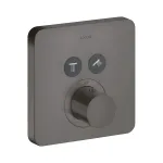 Термостат для душа Axor ShowerSelect, 2 потребителя, скрытый монтаж, Brushed Black Chrome (36707340) - Фото 1