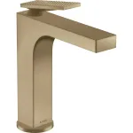 Смеситель для умывальника Axor Citterio 160 Lever rhombic cut pop-up, Brushed Bronze (39071140) - Фото 1