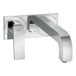 Смеситель для умывальника настенный AXOR Citterio 220 Lever, хром (39119000) - Фото 1