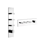 Термостат для душа Gessi Rettangolo, 3 выхода, высокая производительность, Chrome (43026031) - Фото 1