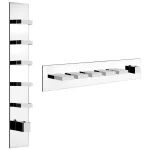 Термостат для душа Gessi Rettangolo, 5 выходов, высокая производительность, Chrome (43030031) - Фото 1