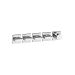 Термостат для душу Gessi Rettangolo, 4 незалежні виходи, Chrome (44338031) - Фото 1
