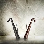 Смеситель для умывальника Gessi Cono, высокий, Black Metal Bruched PVD (45003707) - Фото 2
