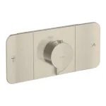 Термостат для душа Axor One, на 2 потребителя, Brushed Nickel (45712820) - Фото 1