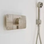 Термостат для душа Axor One, на 3 потребителя, Brushed Nickel (45713820) - Фото 2