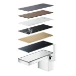Смеситель для умывальника AXOR MyEdition 70, Chrome Black Glass (47010600) - Фото 3