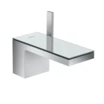 Смеситель для умывальника AXOR MyEdition 70, матовый хром/зеркальное стекло (47012260) - Фото 1