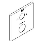 Внешняя часть термостата для душа Grohe Grohtherm Cube Termostatic, хром (49102000) - Фото 2
