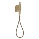 Душевой набор Porter Axor Citterio C 120х120 см с лейкой 2jet и шлангом Textile, Brushed Bronze (49626140) - Фото 1