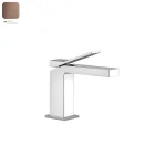 Змішувач для умивальника Gessi Rettangolo K, Copper Bruched PVD (53002708) - Фото 1