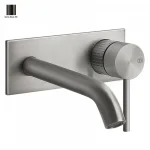 Смеситель для умывальника настенный Gessi GESSI316, отделка CESELLO, Matte Black (54490-299) - Фото 1