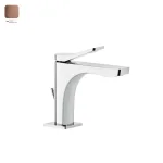 Смеситель для умывальника Gessi Rilievo, донный клапан, Copper Bruched PVD (59001708) - Фото 1