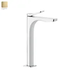 Смеситель для умывальника Gessi Rilievo, высокий, Bruched Brass PVD (59004727) - Фото 1