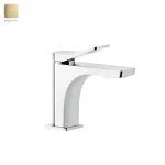 Змішувач для умивальника Gessi Rilievo, Bruched Brass PVD (59006727) - Фото 1