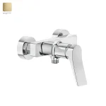 Смеситель для душа Gessi Rilievo, Bruched Brass PVD (59031727) - Фото 1