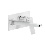 Смеситель для умывальника Gessi Rilievo, настенный, внешняя часть, Chrome (59089031) - Фото 1