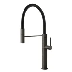 Смеситель для кухни Gessi 316 FLESSA, Black Metal Brushed PVD (60012707) - Фото 1