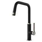 Смеситель для кухни Gessi Officine Gessi, Finox/Matt Black (60053599) - Фото 1
