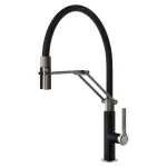 Смеситель для кухни Gessi Officine Gessi, Finox/Matt Black (60055599) - Фото 1