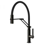 Смеситель для кухни Gessi Officine Gessi, Black Metal Brushed PVD (60055707) - Фото 1