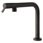 Смеситель для кухни Gessi SU&GIU, Black Metal Brushed PVD (60071707) - Фото 1
