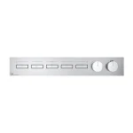 Термостат Gessi Hi-Fi Linear, 5 функцій, зовнішня частина, Chrome (63018031) - Фото 1