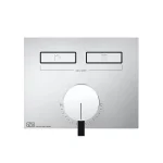 Смеситель однорычажный Gessi Hi-Fi Mixer, встраиваемый, 2 функции, Chrome (63079031) - Фото 1