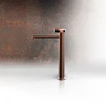 Смеситель для умывальника Gessi Anello, высокий, Copper Bruched PVD (63306708) - Фото 2